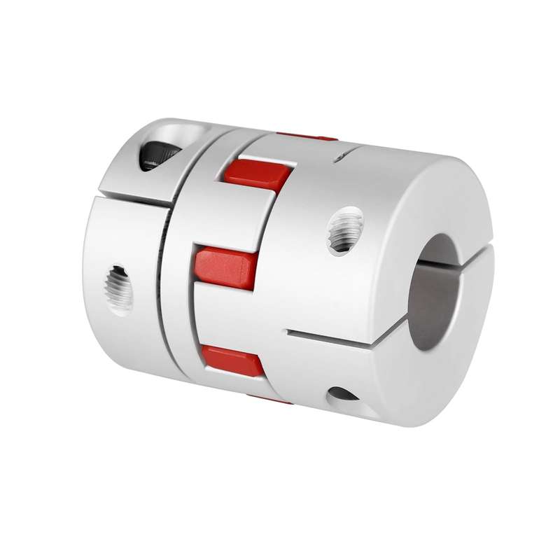 Large torque aluminum alloy star type plum, spring, three jaw servo motor coupling (20x25 8*8)