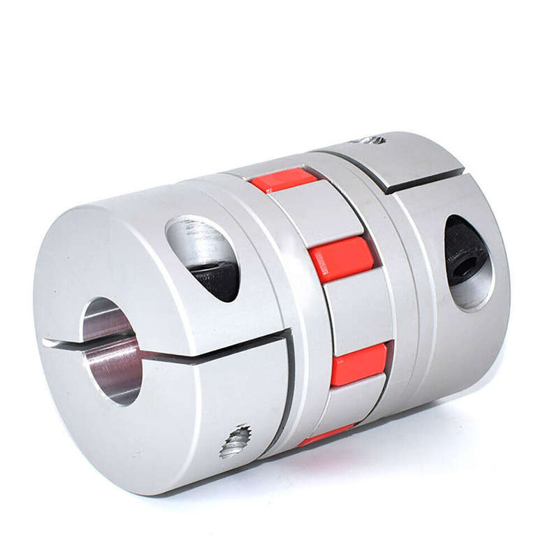 Large torque aluminum alloy star type plum, spring, three jaw servo motor coupling (20X25 6.36*6.36)