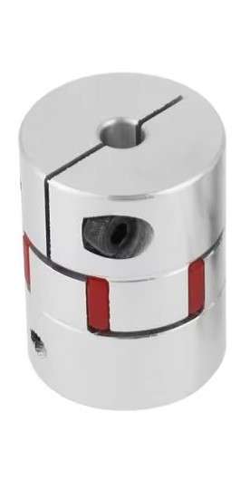Large torque aluminum alloy star type plum, spring, three jaw servo motor coupling (20X30 3.5*3.5)