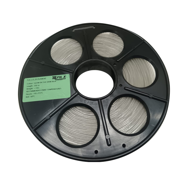 PLA 1,75mm 1KG Glow in the Dark Blue STD