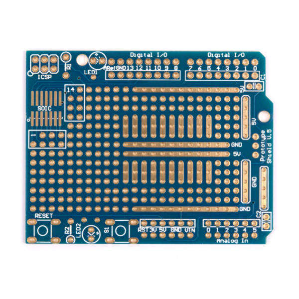 Prototyping Shield PCB for Arduino