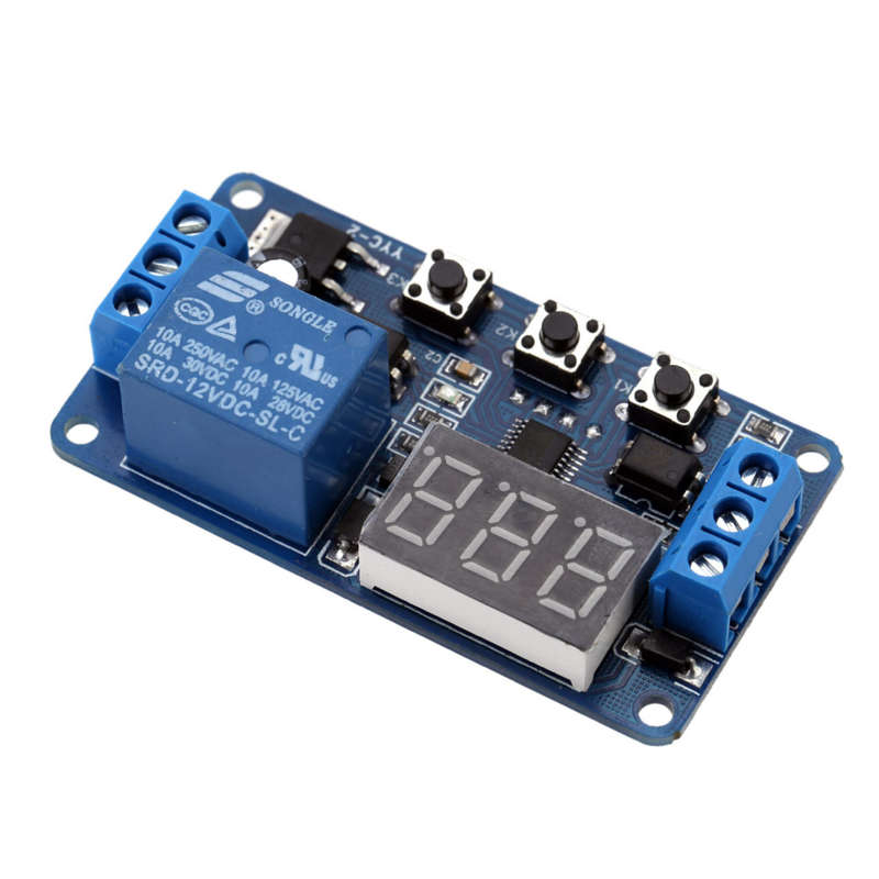 3 channel Delay timer control switch relay module 12V