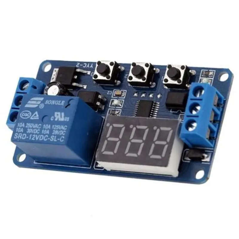 3 channel Delay timer control switch relay module 12V