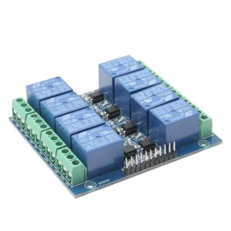 8-way relay module/5V10A optocoupler isolated anti-interference EL817 optocoupler