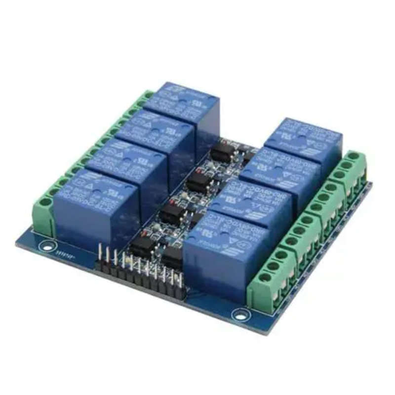 8-way relay module/5V10A optocoupler isolated anti-interference EL817 optocoupler