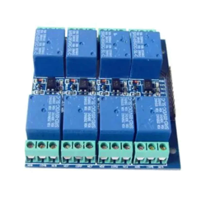 8-way relay module/5V10A optocoupler isolated anti-interference EL817 optocoupler