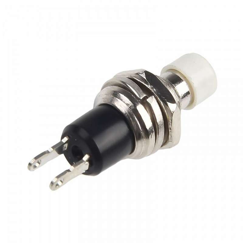 Push button switch PBS-110 White Press Through