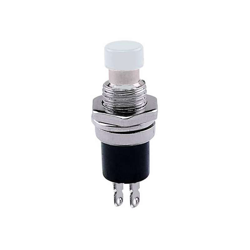Push button switch PBS-110 White Press Through