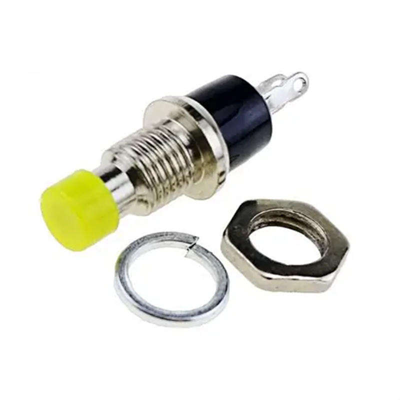 Push button switch PBS-110 Yellow Press Through