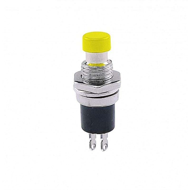 Push button switch PBS-110 Yellow Press Through
