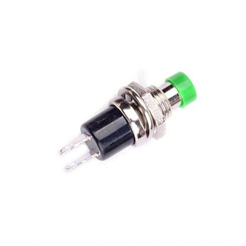 Push button switch PBS-110 Green Press Through