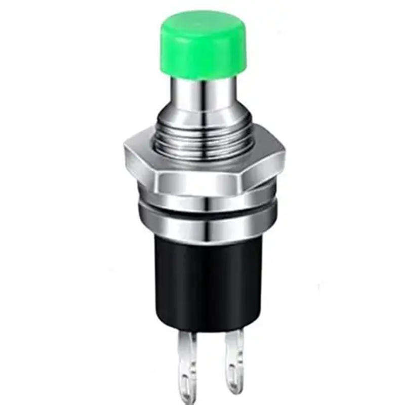 Push button switch PBS-110 Green Press Through