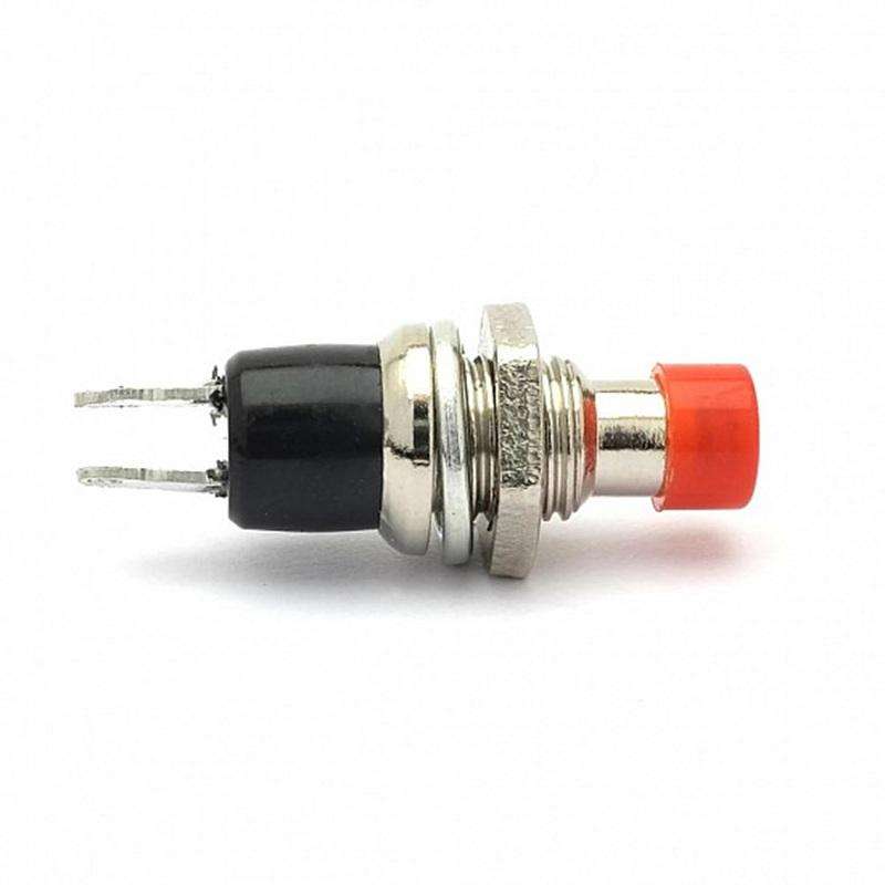 Push button switch PBS-110 Red Press Through