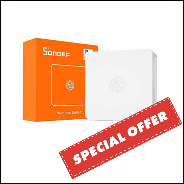 Sonoff Wireless Switch (battery operated) SNZB-01 (Special offer)