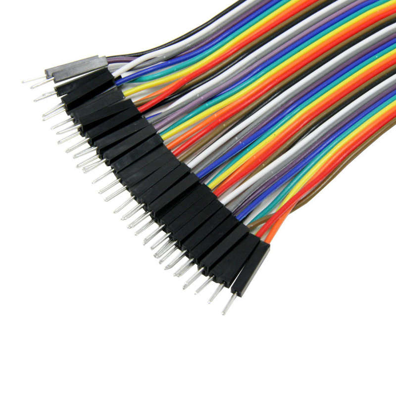 BSK Ribbon Cable Jumper 40W Male - Male 10cm
