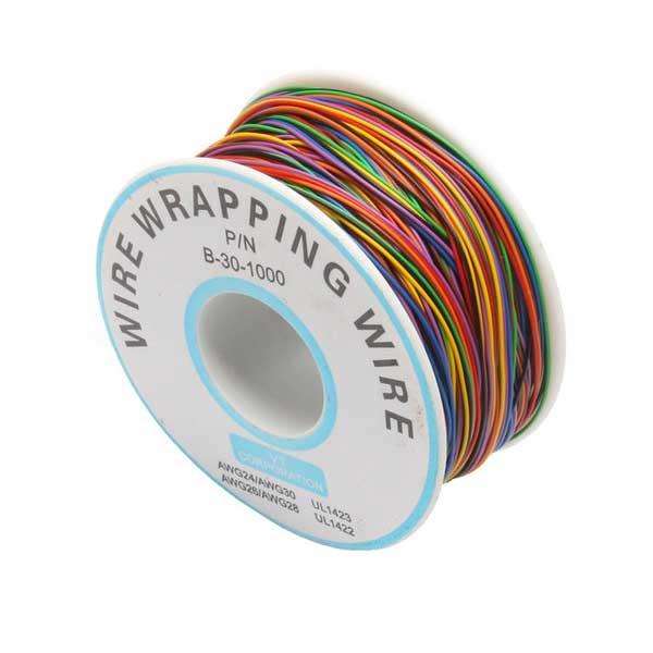 30AWG 8 colors OK Wire Wrapping Wire Aircraft Fly Wire B-30-1000