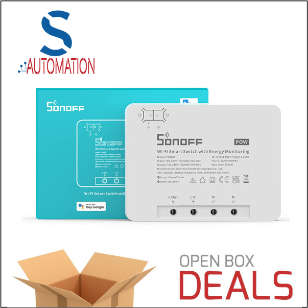 POWR3 Wi-Fi Smart Switch with Energy Monitoring (Open box special)