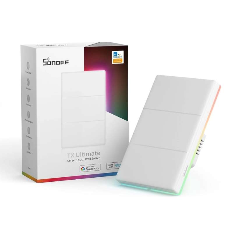 T5 3C 120 Smart Touch Wall Switch 3 Gang