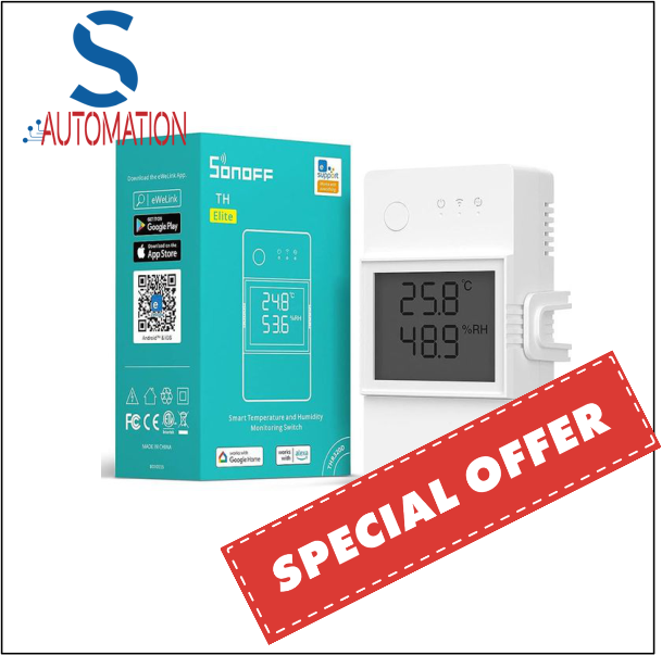 Sonoff TH Elite smart Temp & Hum Monitoring switch THR320D (Special offer) - Variant 1