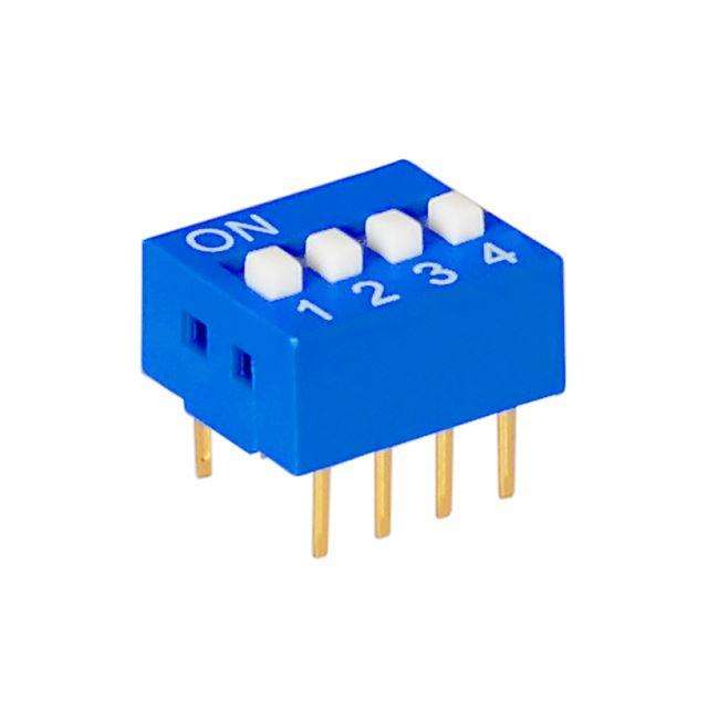 DIP Switch (SPST) 4 Positions Size: 11.2* 9.9* 10.7