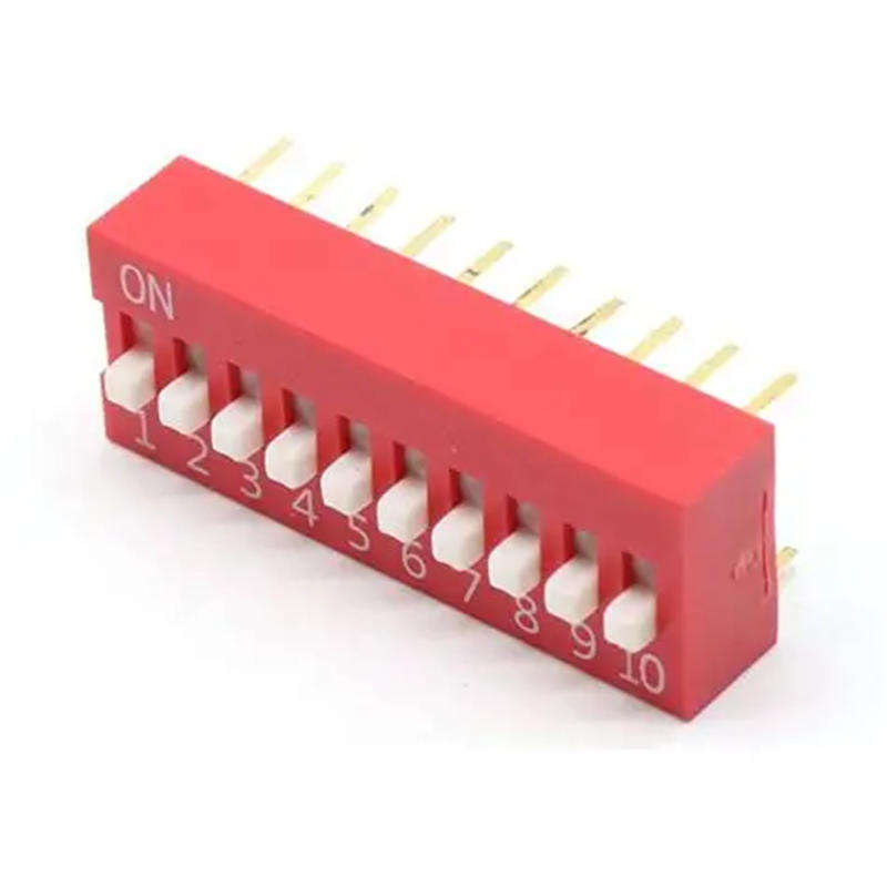 10 Way DIP Switch Slide Type