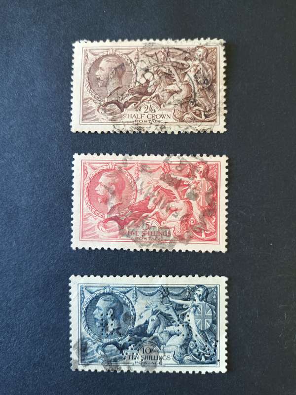 Great Britain 1934 Seahorses