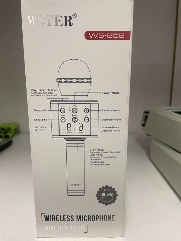 MICROPHONE SPEAKER WSTER WS-858
