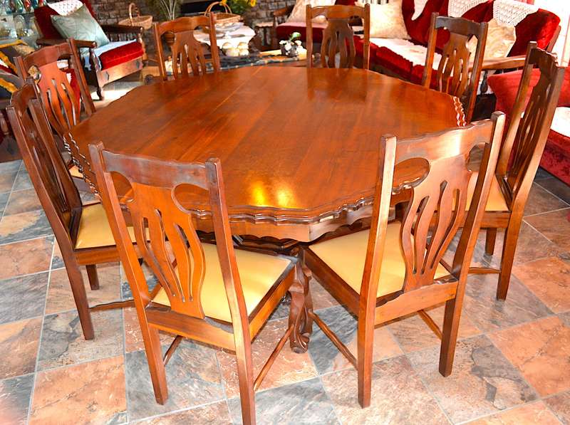 Solid Imbuia 8 seat Dining Room Set