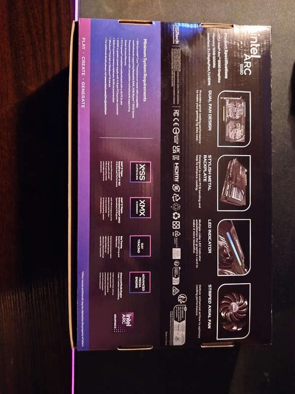 ASROCK INTEL ARC B580 CHALLENGER 12GB RAY TRACING