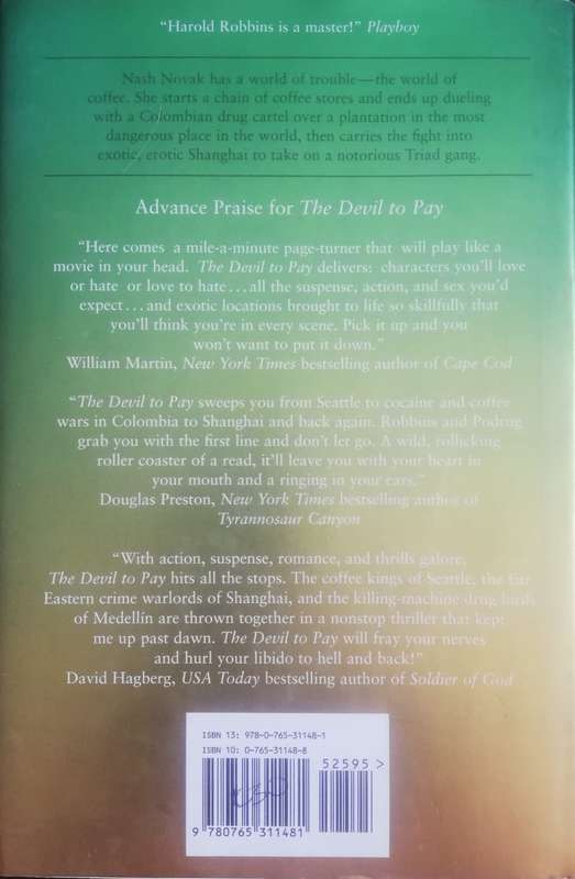 The Devil to Pay by Harold Robbins (Hardback with Dust Cover)