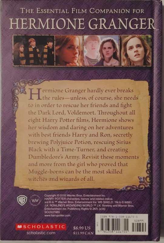 Harry Potter Hermione Granger Cinematic Guide (hardback)