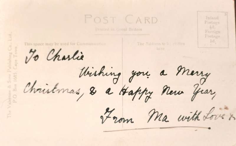 Vintage South African / Port Elizabeth Collegiate School  post card