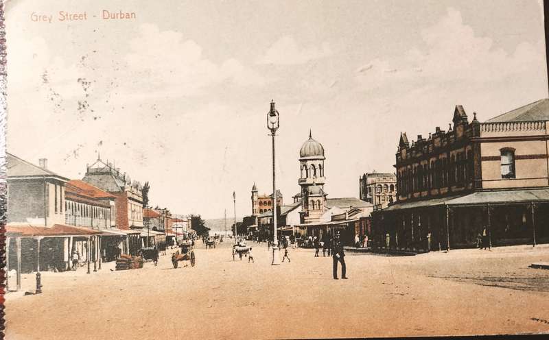 Vintage South African / Durban post card