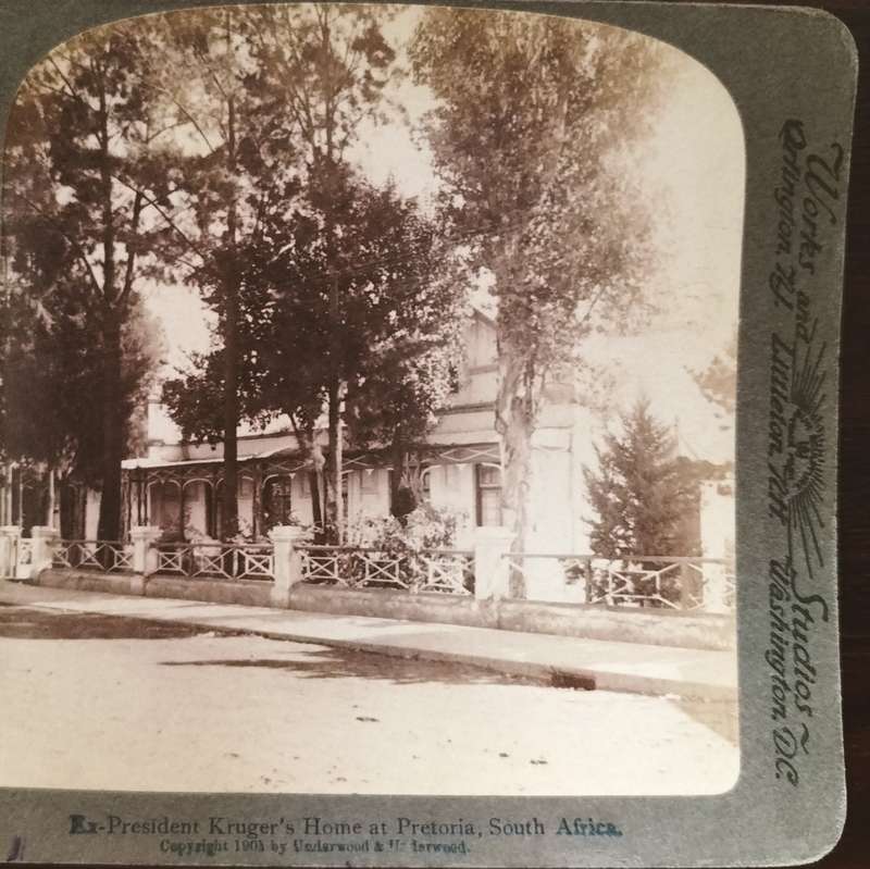 Anglo-Boer War Stereo view / Photograph - Pretoria - Kruger House