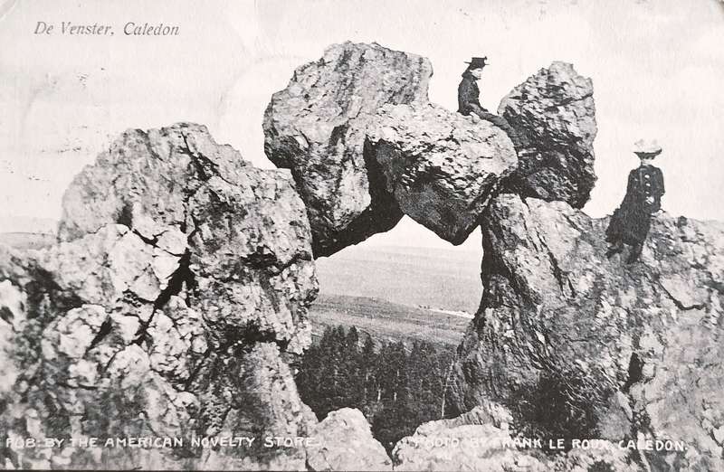 Vintage Post card - Caledon - De Venster (used)