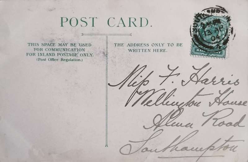 Used British post card - Humour