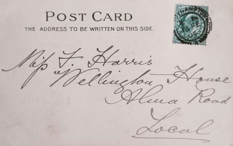 Used British post card - Humour