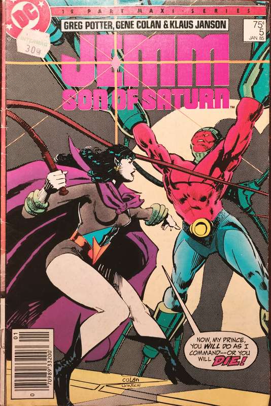 Vintage DC Comic - Jemm - Son of Saturn #5