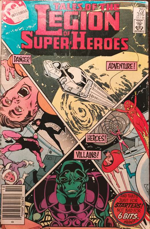 Vintage DC Comic - Legion of Super Heroes #316