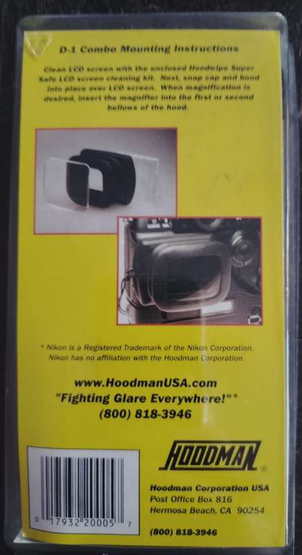 Nikon D-1 Combo - LCD screen accessory (unopened) (MC36)