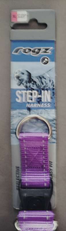 Rogz - step in harness. Xlarge. Purple. Brand new