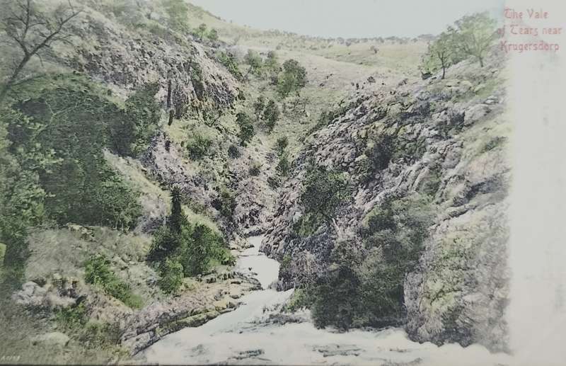 Vintage Picture Postcard - South Africa - Vale of tears Krugersdorp(Unused)