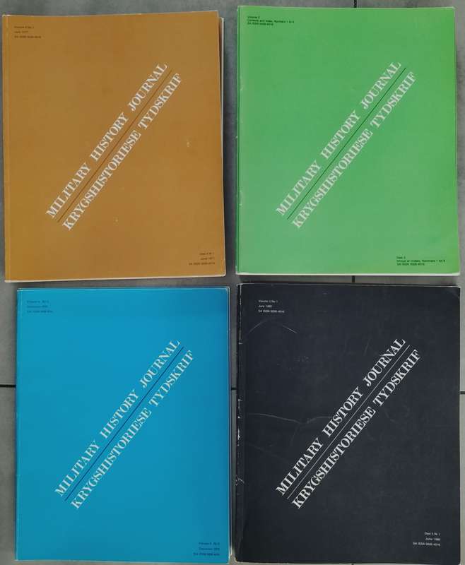 Military History Journals/Krygshistoriese Tydskrifte (x19) - Incomplete
