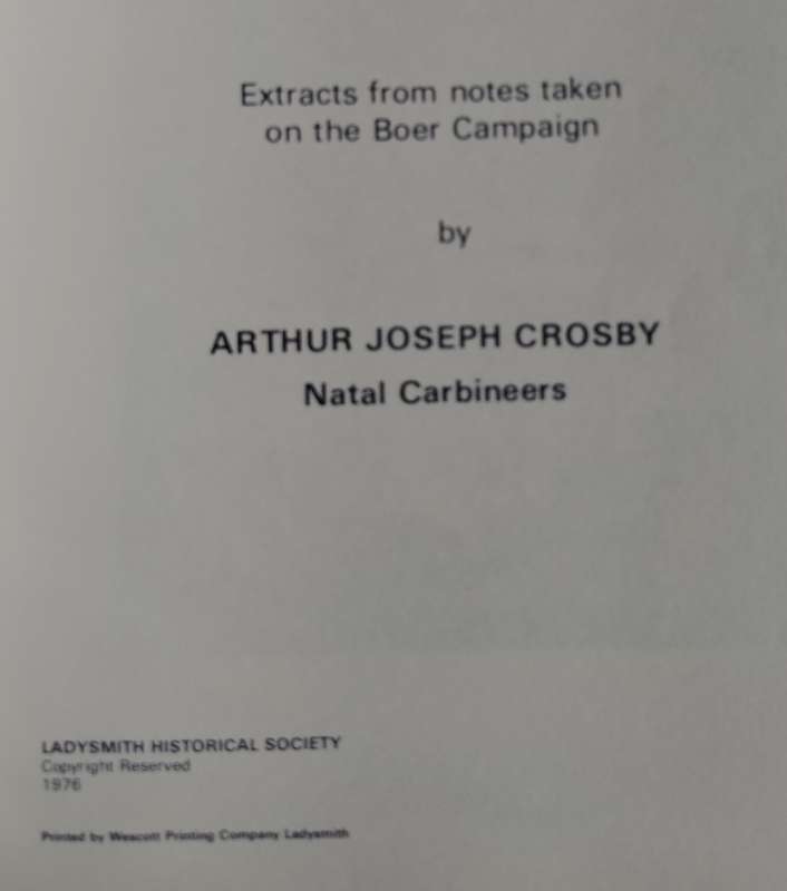 Diary - The Siege of Ladysmith (Volumes 1 - 5).