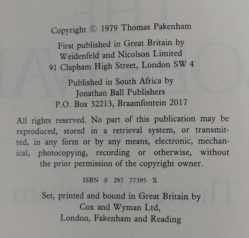 The Boer War - Thomas Pakenham (1979))