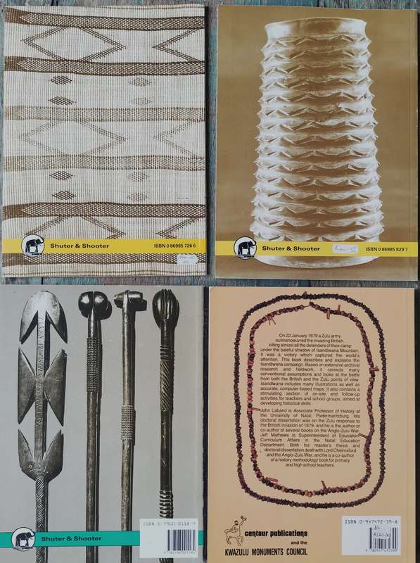 Zulu War - Set of 4 booklets by KwaZulu Monuments Council
