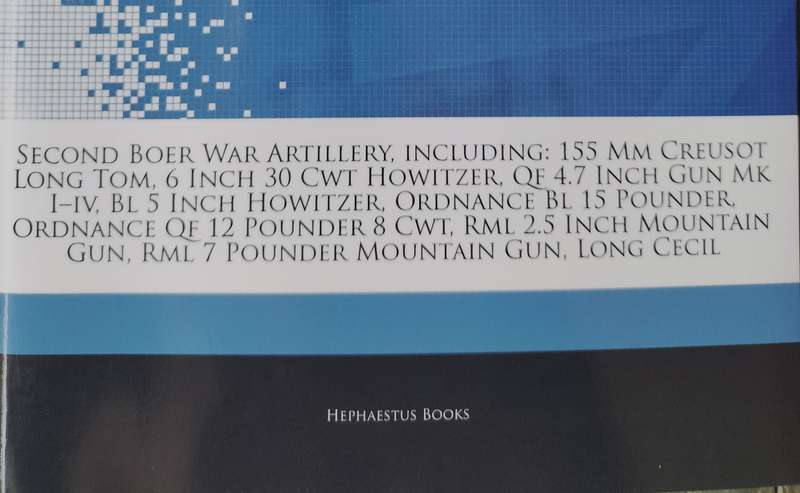 Second Boer War weaponry (2 booklets). See photographs for detailed content