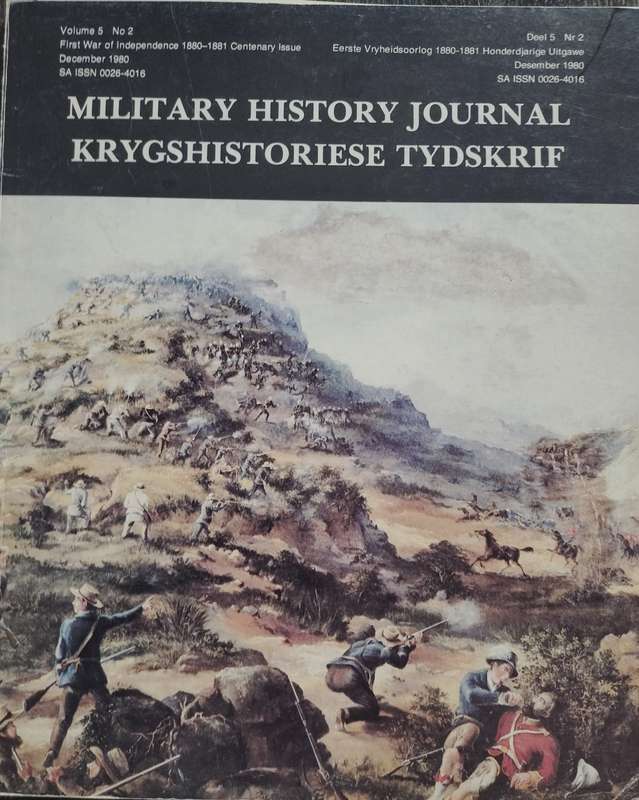 Military History Journals Vol 5 No 2 - First War of Independence 1880 - 1881 Centenary issue