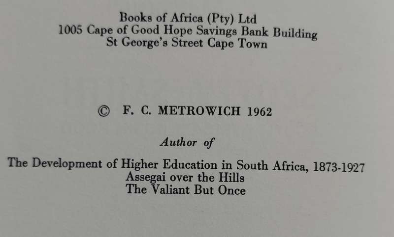 Scotty Smith - South Africa's Robin Hood (Metrowich - 1962))