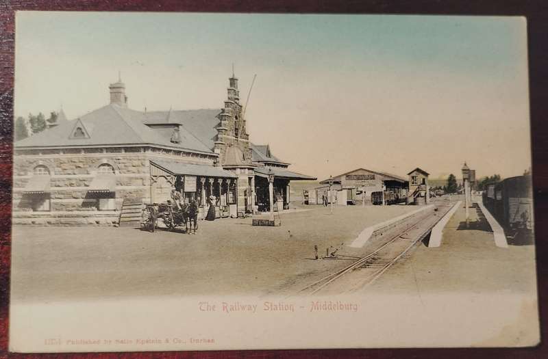 Antique Post Card - Middelburg railway station (unused)